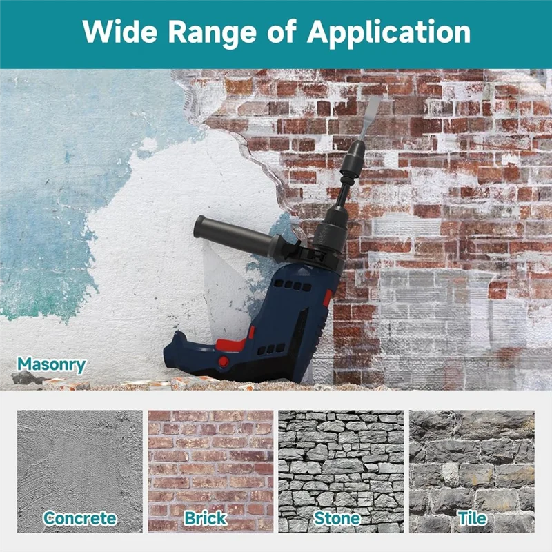 

A84E-Quick Tools For Rotary Hammer-SDS Max To SDS Plus Adaptor Chuck Drill Converter Shank