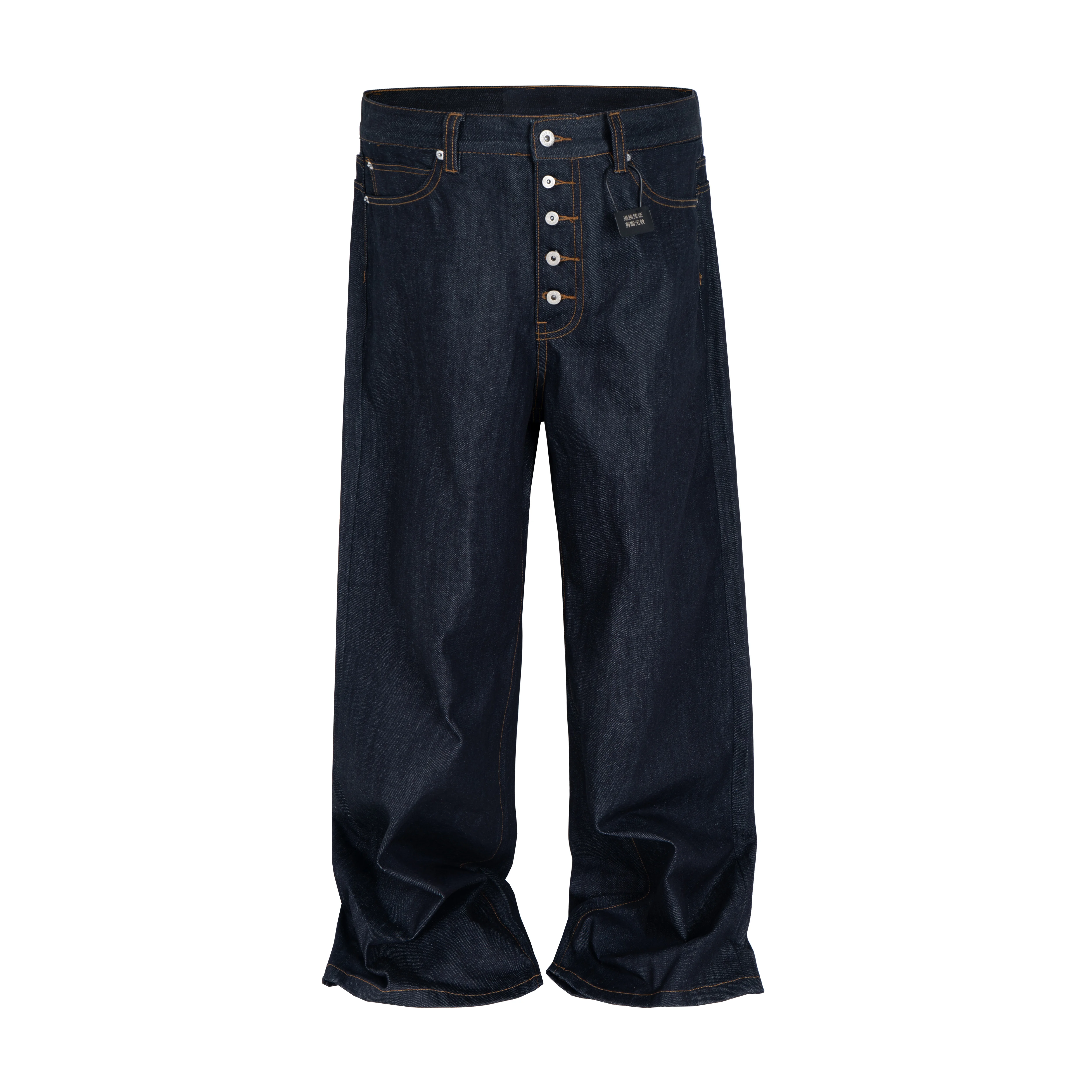 

Japan Collection Men Baggy Jeans Casual Origianl Pants Men Cargo Work Autumn High Street Denim Pants Loose Black Luxury Trousers