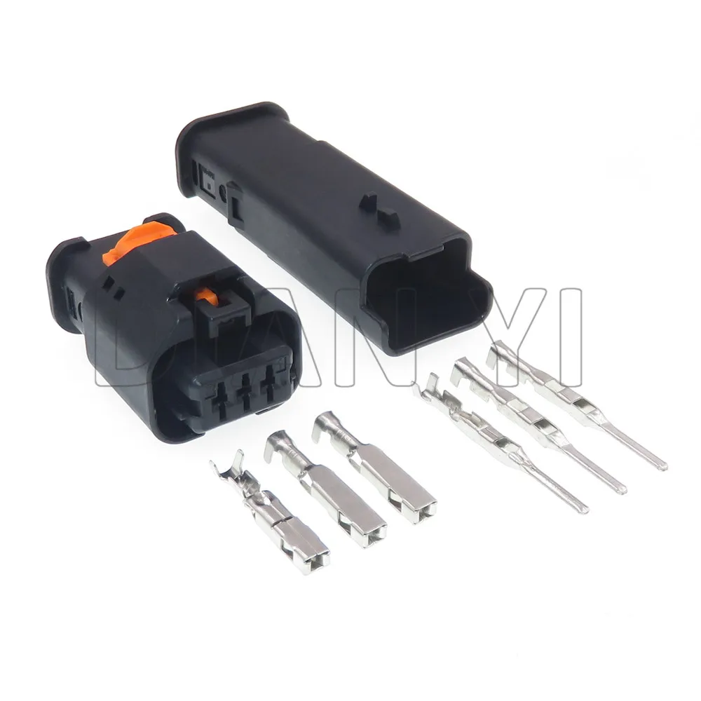 1 Set 3 Way 1801177-1 1-1801178-1 1.5 Series Auto Headlight Regulator Sensor Connector AC Assembly Waterproof Wire Plug