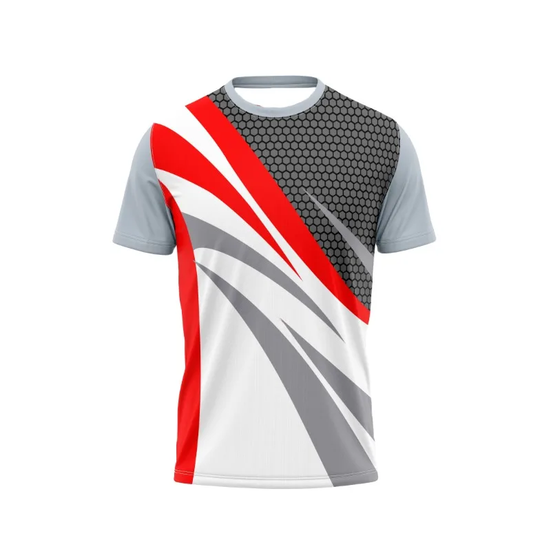 

Летняя мужская велосипедная футболка с 3D-принтом, быстросохнущая, с коротким рукавом и полноцветным рисунком, спортивная форма для футбола