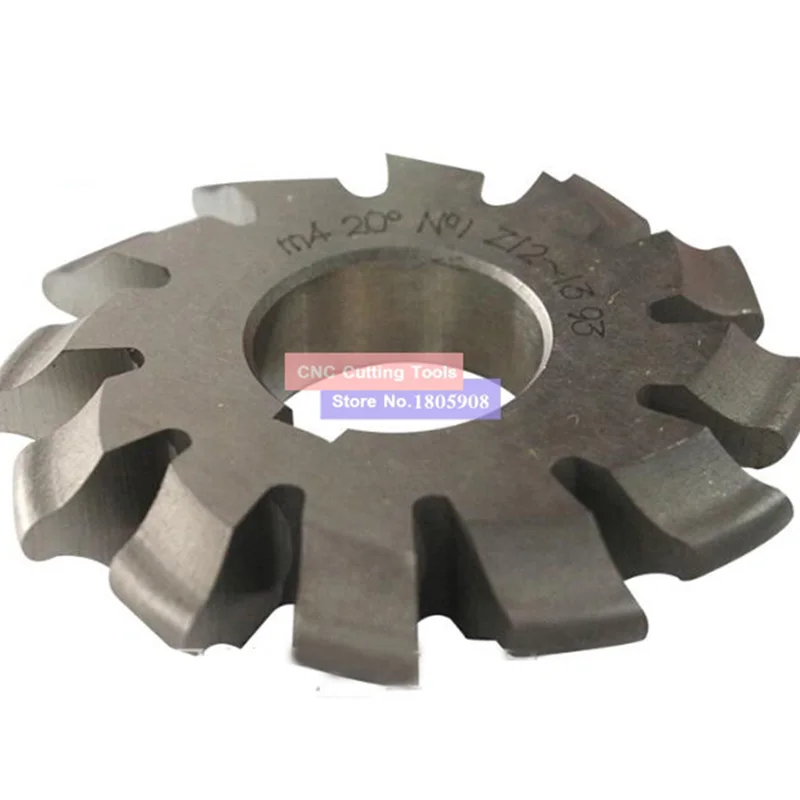 Imagem -02 - Hss Gear Fresadora Ferramentas de Corte Módulo Pa20 Graus M0.5 M0.75 m1 M1.25 m2 M2.5 m3 M4-m10 No.1-no.8