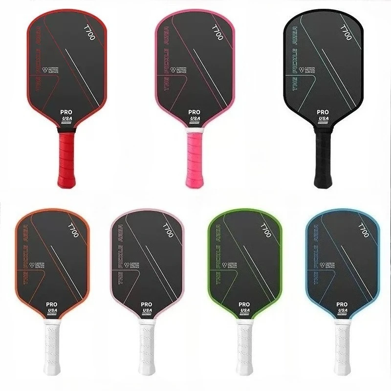 

T700 Pickleball Paddles Frosted Surface Carbon Fiber Pickleball Racket Lightweight 16mm USAPA Approved Pickle Ball Paddle