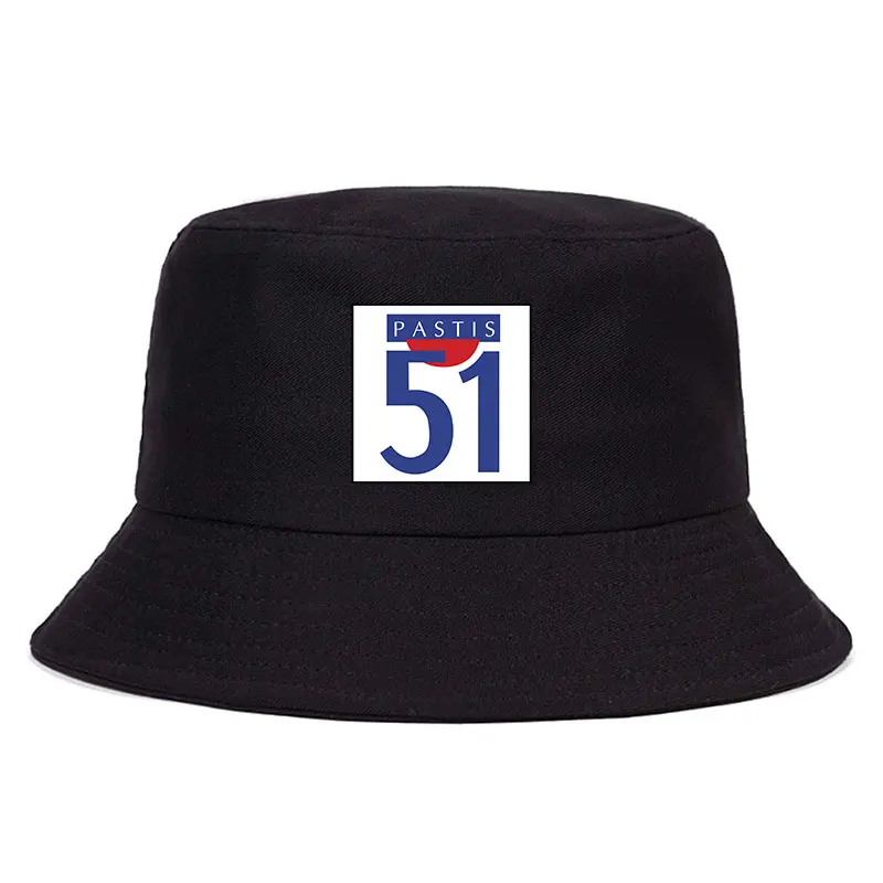 Summer 51 Pastit Bucket Hat  Woman Man Daily Sun Beach Fisherman Cap Girl Boy Spring UV Protection Reversible Panama Hats Bob