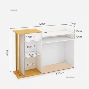 مكتب مكتب الاستقبال ، سوبر ماركت حديث ، متجر ، متجر ملابس ، بار عداد ، صالون تجميل ، حلاقة ، صالون تصفيف الشعر ، أمين الصندوق U أفضل 8 محلات بيع عداد - رقم 5
