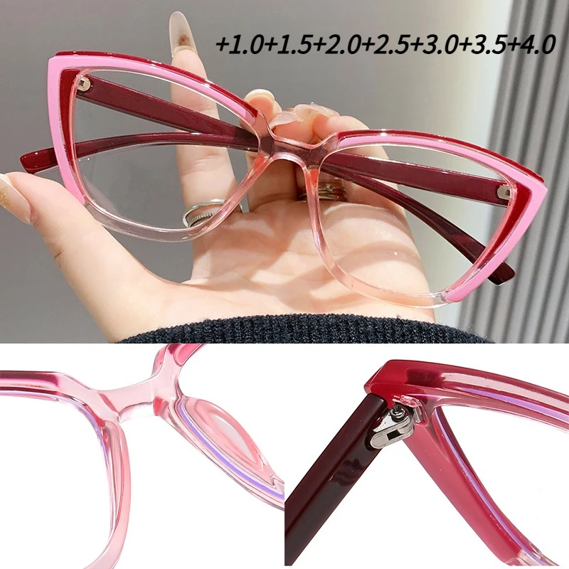 Fashionable High-definition Reading Glasses for Middle-aged and Elderly People, Anti Blue Light Reading Glasses for Presbyopia