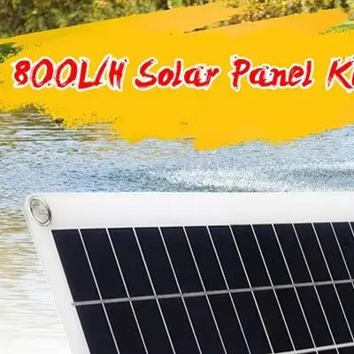Cost-effective Solution Outdoor Space 800Lh DC 12V Pump 50W Solar Pump High Flow Rate Robust Materials Solar Powered