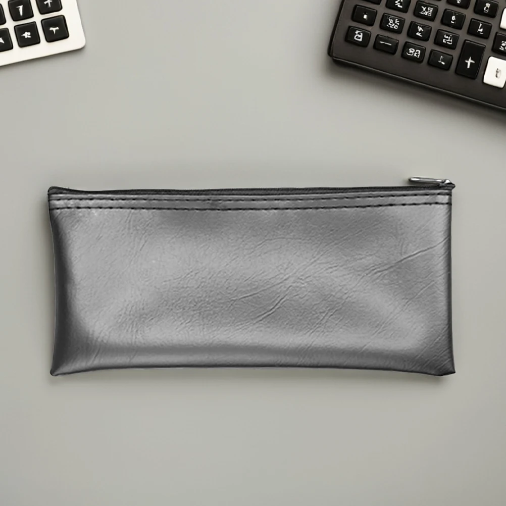 

5Pcs PU Microphone Storage Bag Zipper Closure Protective Carrying Case for Wireless Mic Travel Audio Equipment Organizer Pouch