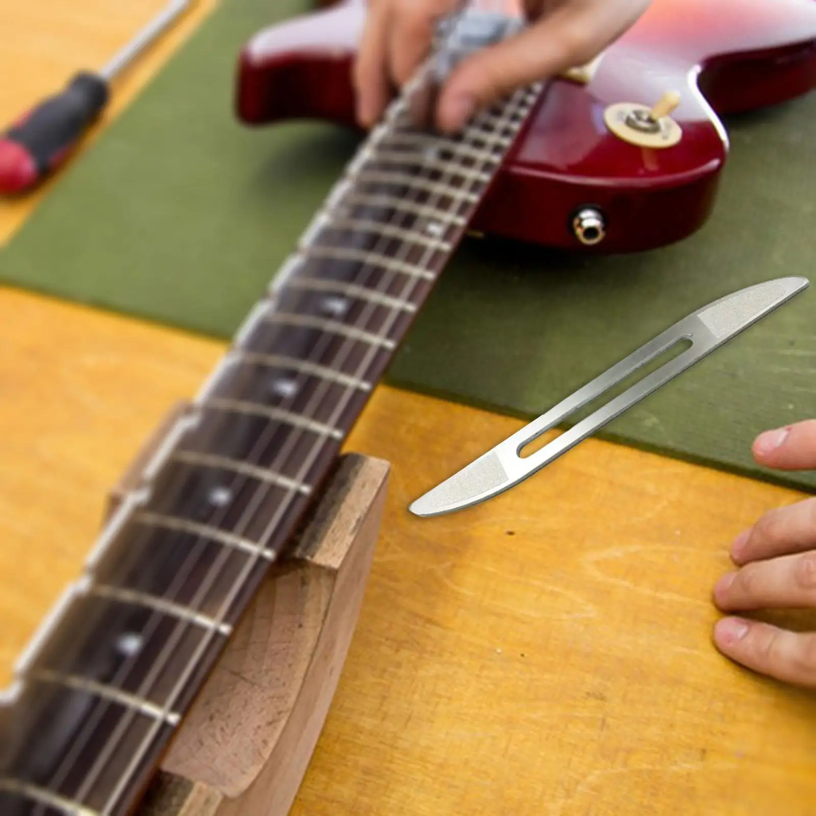 ملف تسوية العفريت الغيتار ، أداة إصلاح Luthier ، وسهلة الاستخدام ، وإصلاح الغيتار لالقيثارة