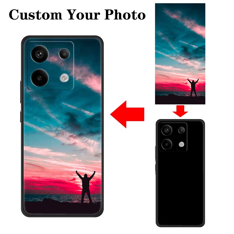 DIY Soft TPU Phone Case For Xiaomi 14T Covers 14TPro 15Pro Redmi Note 14 Pro+ Customized Silicone Coque For Xiaomi 14T Pro Cover