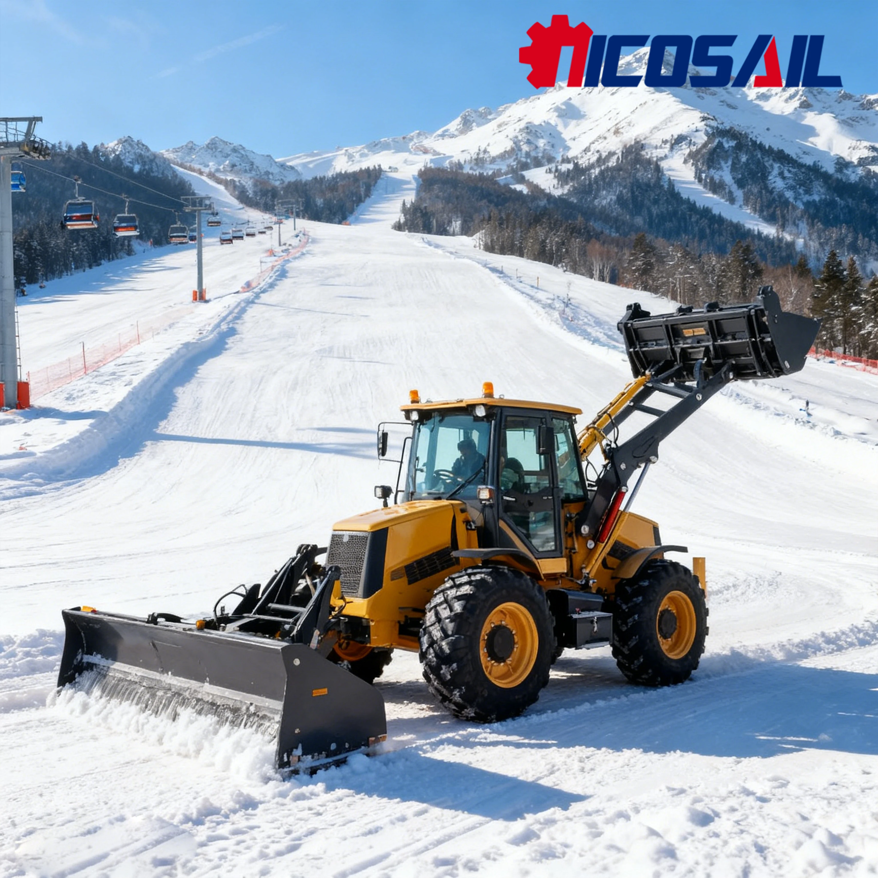 

Многофункциональный экскаватор-погрузчик с мощным двигателем для строительных и раскопок.