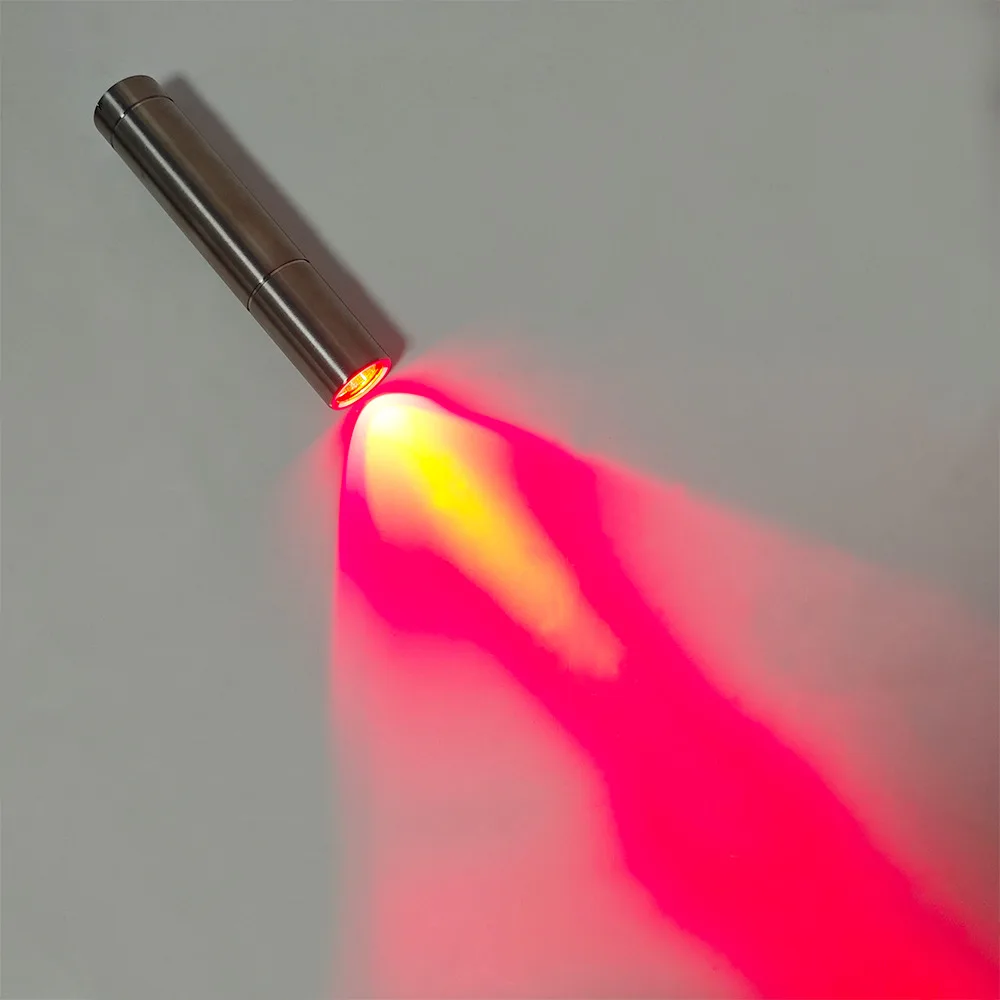 Rot-Blau Infrarot-Licht Taschenlampe Dreifarbige LED-Physiotherapie-Taschenlampe Hochleistungs-Taschenlampe
