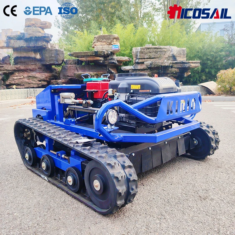 

Customized QL800 American Standard RC Lawn Mower 60° Slope ClimberTracked Design EPA Certified