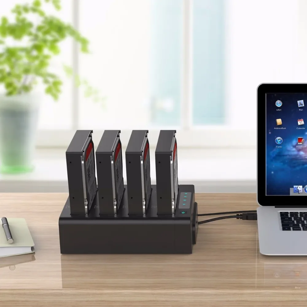 ORICO 2/4 Bay Hard Drive Docking Station SATA to USB 3.0 HDD Docking Station with Offline Clone for 2.5/3.5 inch HDD Case for pc