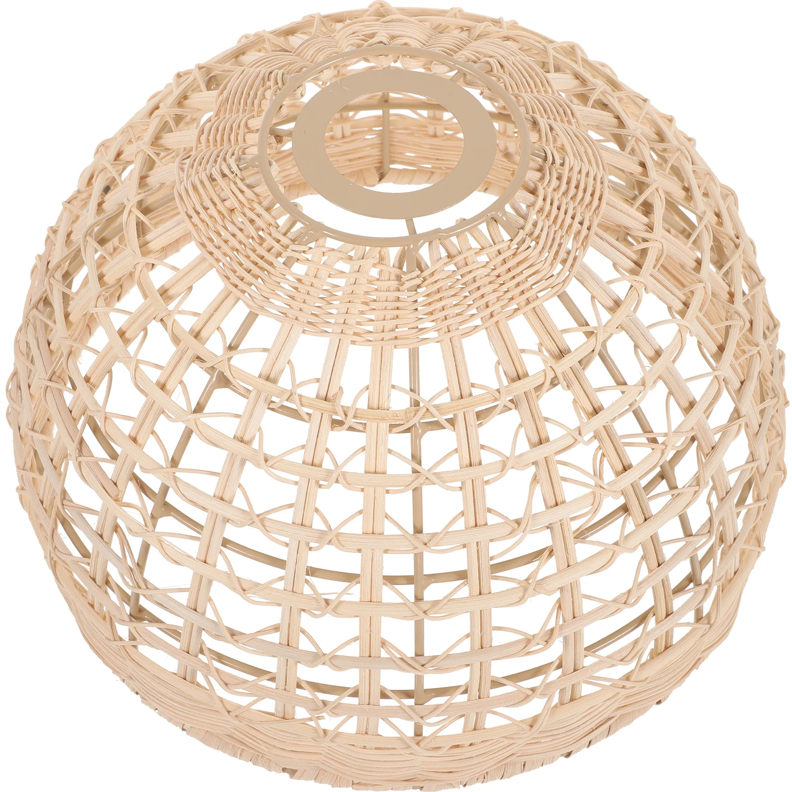 

Vintage Lampshade Modern Hanging Light Cover Paper Woven Hotel Bedroom Plastic Chimney Retro Lantern Shade Decorative Lighting