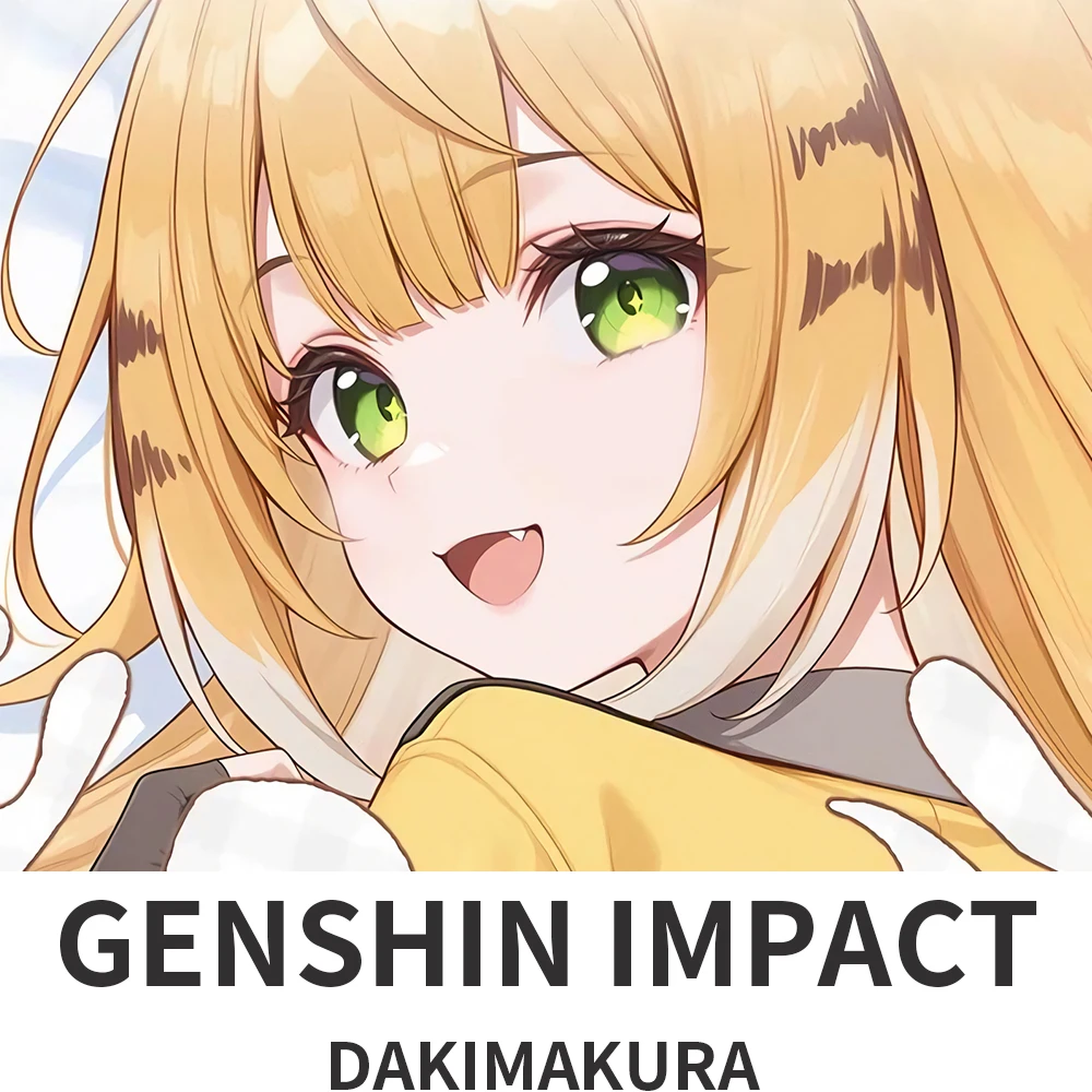 

Genshin Impact Ju FuFu Dakimakura 2WAY Hugging Body Pillow Case Anime Pillow Cushion Cover