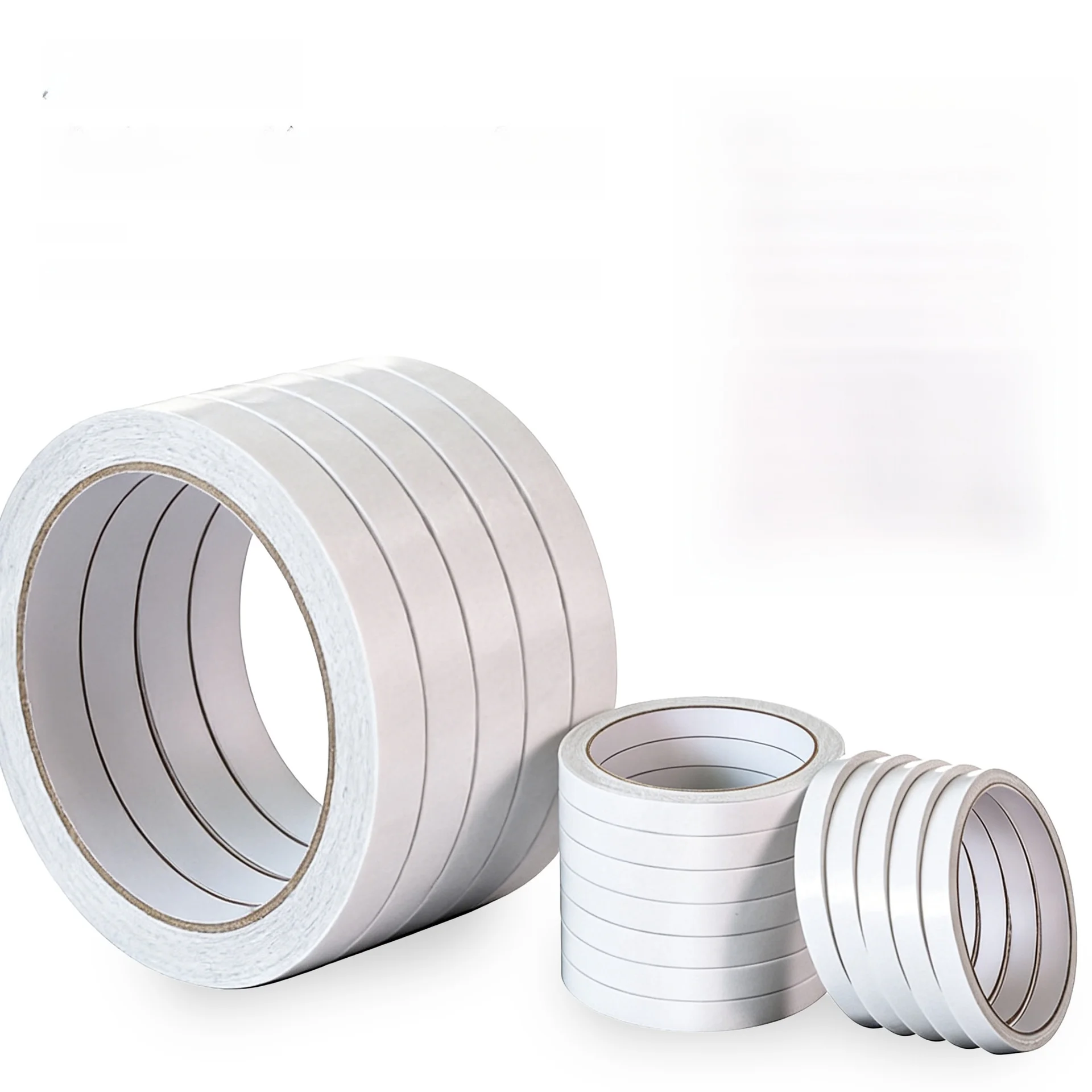 High Viscosity White Cotton Paper Double-Sided Tape Transparent Adhesive Office Crafts Glue Tape Creative Short Sleeve T-Shirt
