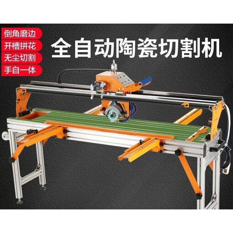 Fully automatic multi-function electric water jet stone 45 degree chamfering water cutting