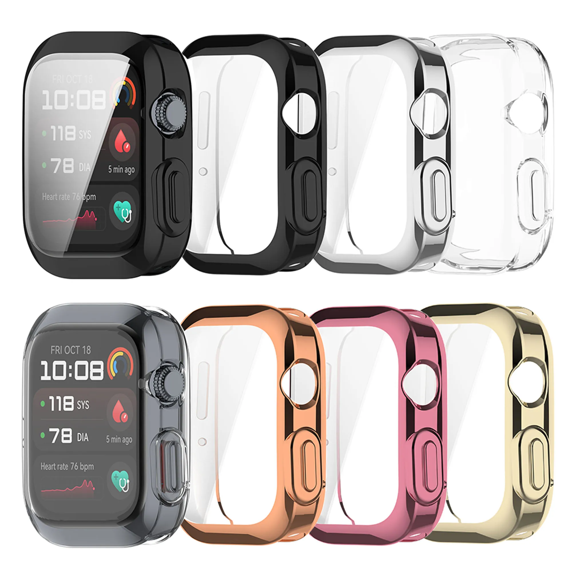 حافظة واقية من مادة TPU لساعة Huawei Watch D2 غطاء ممتص للصدمات لشاشة كاملة