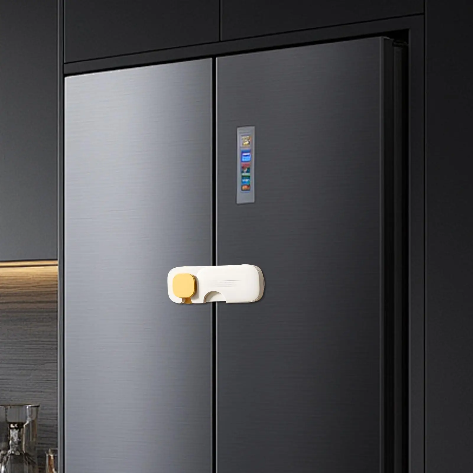 

Child Proof Cabinet Locks Kids Proofing Refrigerator Door Lock No-Drill Childproof Latches For Kitchen Bathroom Refrigerator