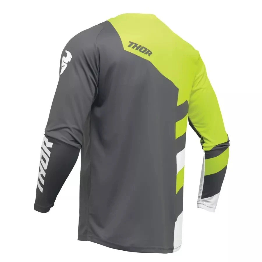 Thor Sector Jersey for MX Motocross Offroad Dirt Bike - Adult Sizes  Speed Control, Breathable Cycling, Top Customization