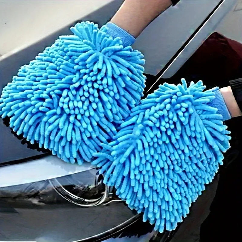 1PC Multi-functional car cleaning gloves, car washing and rag car cleaning tools do not damage the paint surface