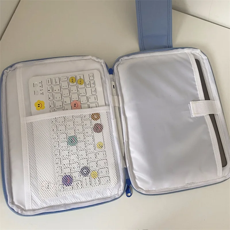 Korean Style 11/14inch Tablet Handbag Laptop Sleeve Pouch for Ipad Pro 10.9 9.7 12.9 Air 2 3 4 Laptop Bag Organizer