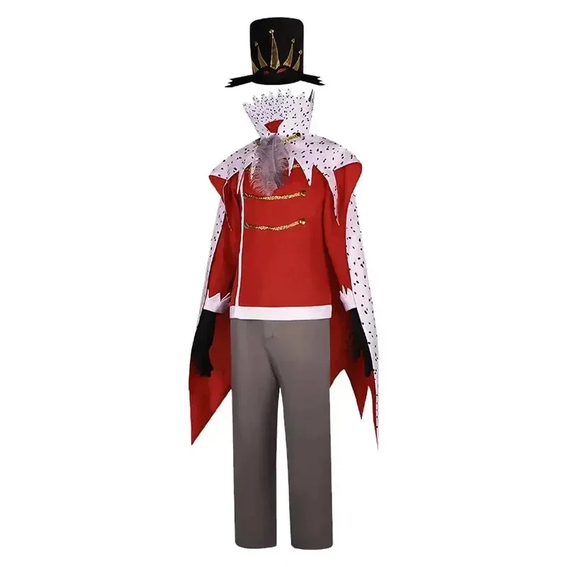 w,3;f'5\b/Stolas Men Costume Anime Hotel Cartoon Helluva Cosplay Boss Roleplay Hat Cloak Gloves Male Hallo6;h\b.8'k/ view 3