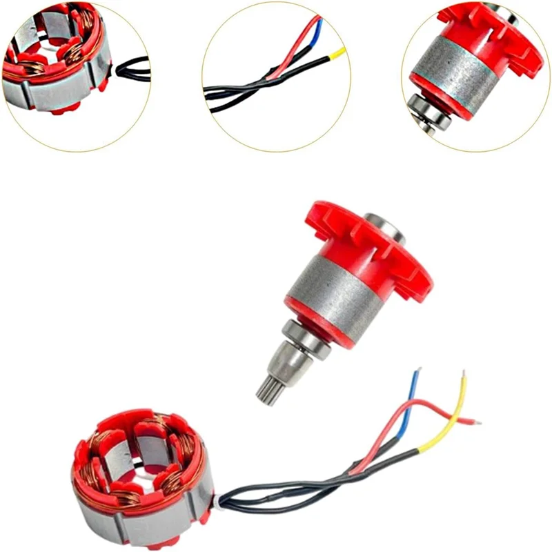 Electric Wrench Rotor Stator Coil Control Board Route Switch Motor For 2106 Wrench Motor Assembly-AA26