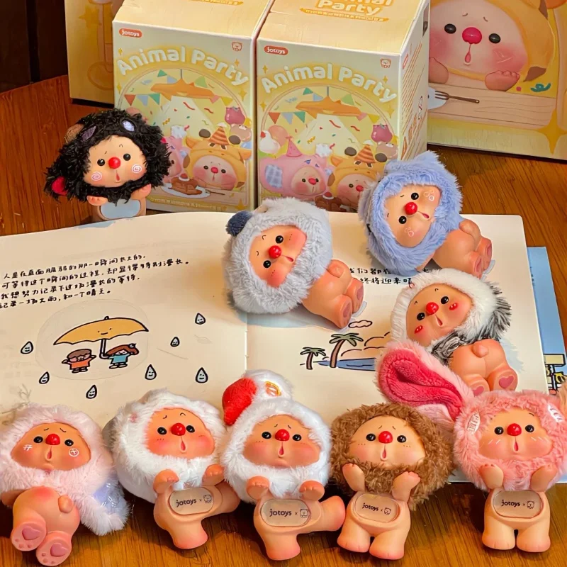 

ЭТО оригинальные животные вечерние хиппер серии мини слепая коробка куклы игрушки фигурки коллекции орнамент игрушка тайная коробка на день рождения подарки