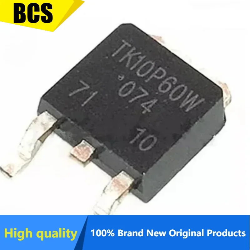 3/10pcs TK10P60W K10P60 N-channel 9.7A 600V field effect tube TO-252 package original authentic spot fast delivery