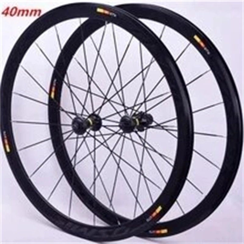 700C Cosmic Elite Road Bicycle Wheel Disc/V Brake Aolly cuscinetto sigillato in alluminio Flat Racing 40/50mmRoad Bike Wheelset