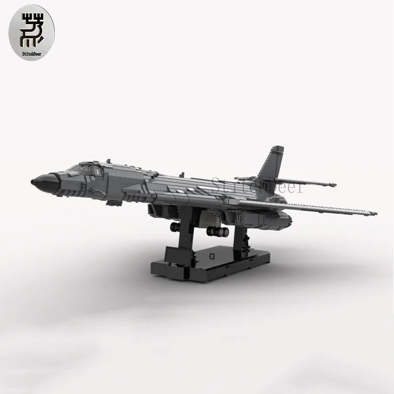 MOC Rockwell B-1 Lancer Strategic Bomber importer nights Avion Assembler DIY Modèle Jouet Brique Vacances Cadeau Commémoratif 8335Pcs