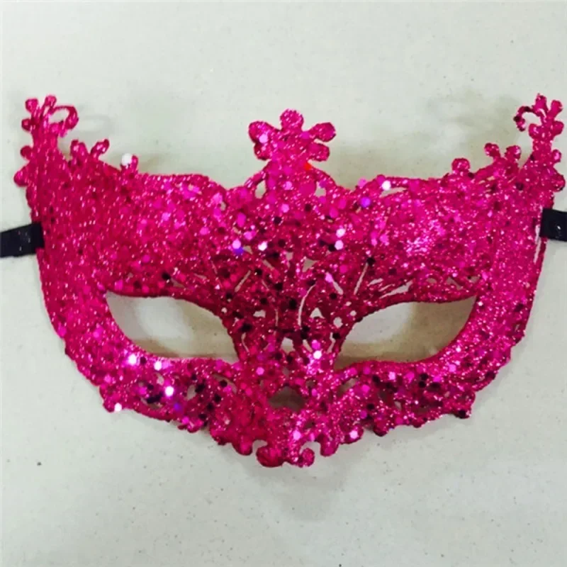 2025 Halloween Masquerade Performance Half Face Fox Sequin Lace Mask Princess Venice Mask Christmas Party Ball Mask