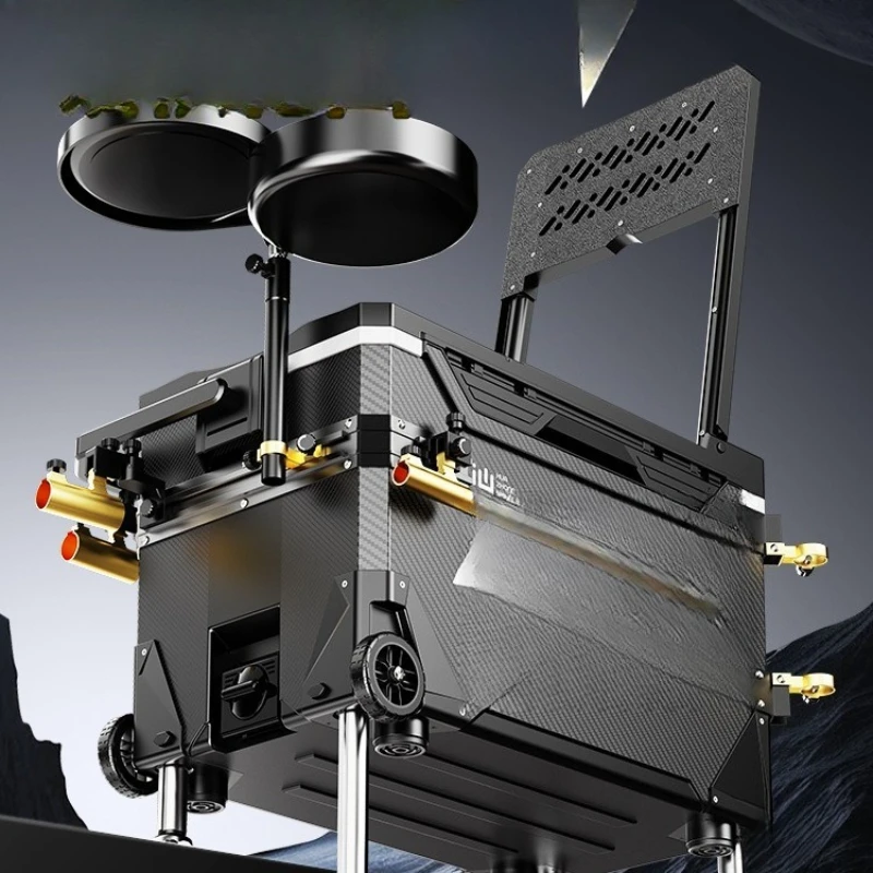 

Fishing box Full set of fishing box Multifunctional Taiwan fishing box Ultra light fish bucket with wheels