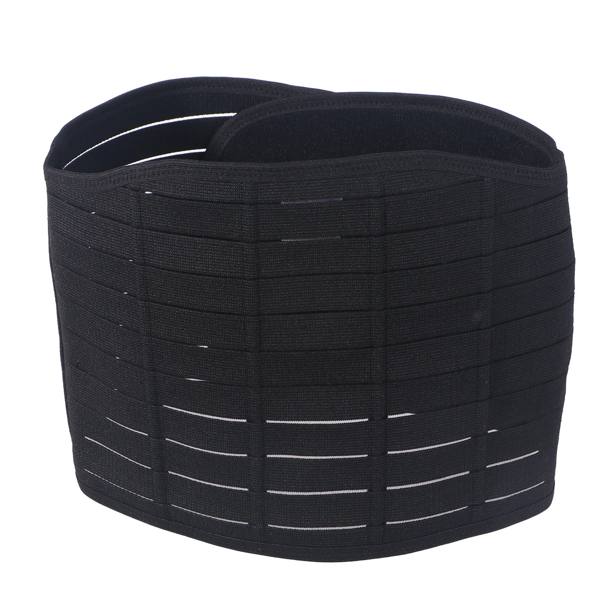 Waist Trimmer Belt Black Postpartum Abdominal Binder Adjustable Breathable Postnatal Recovery Slimming Body Shaper for Women