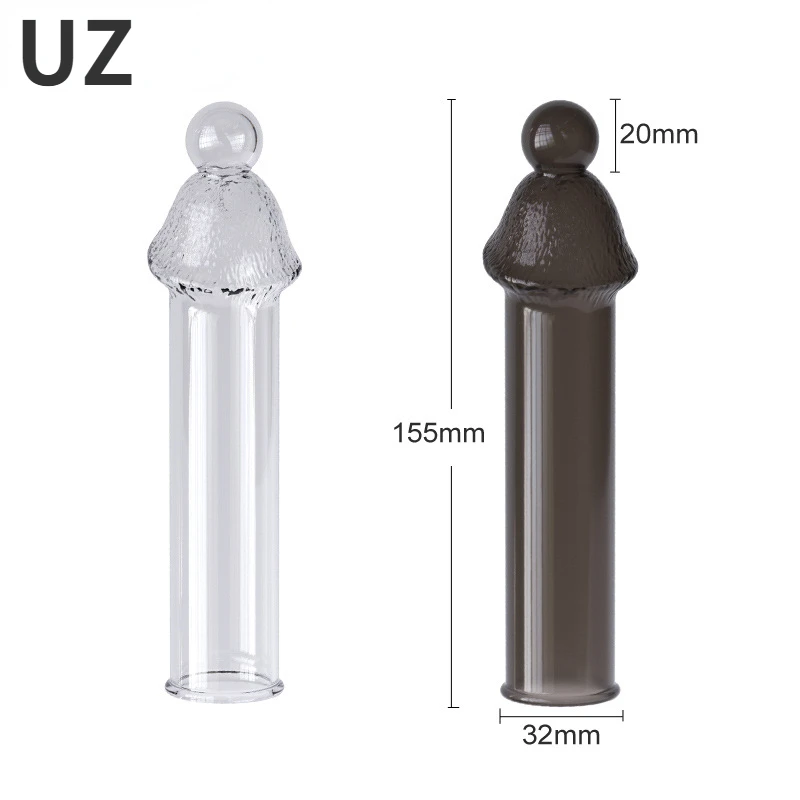 14cm Glans Condom Penis Enlargement Sleeve Penis Extender Enlarger Reduce Sensitivity Delay Ejaculation Sex Toys for Men Couples