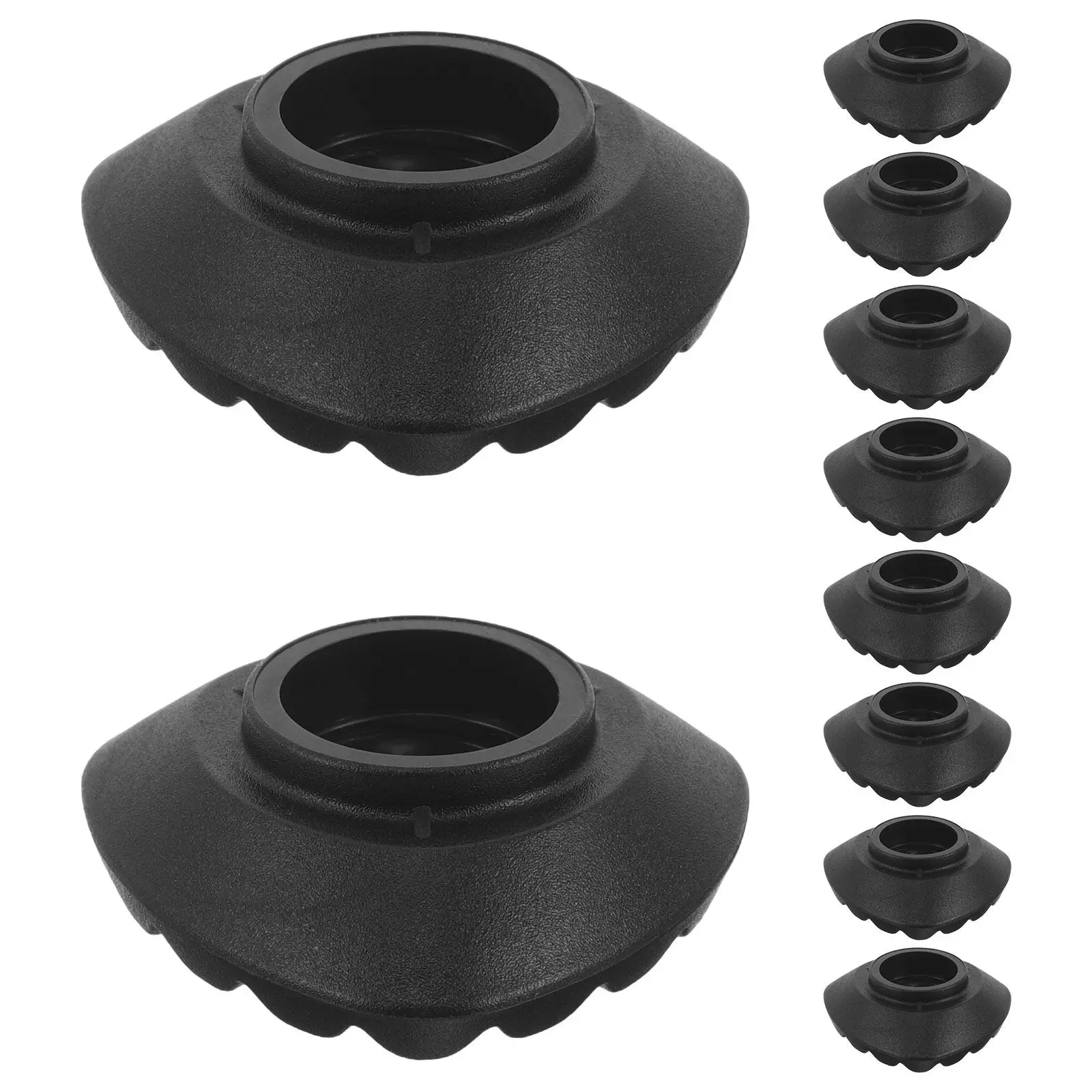 10Pcs Trekking Pole Mud Baskets Mountaineering Accessories Snow Basket Replacement 0.7 Inch Hole Diameter Hiking Stick Tips