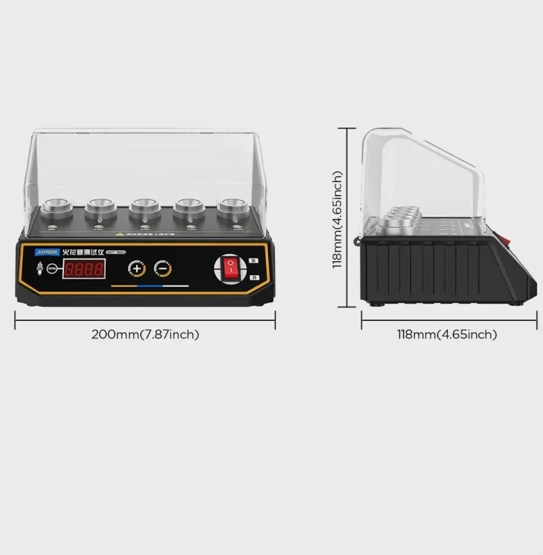 Automobile Spark Plug Detector Test Bench Fire Detection High Pressure Ignition System Fire Gauge Diagnostic Detector