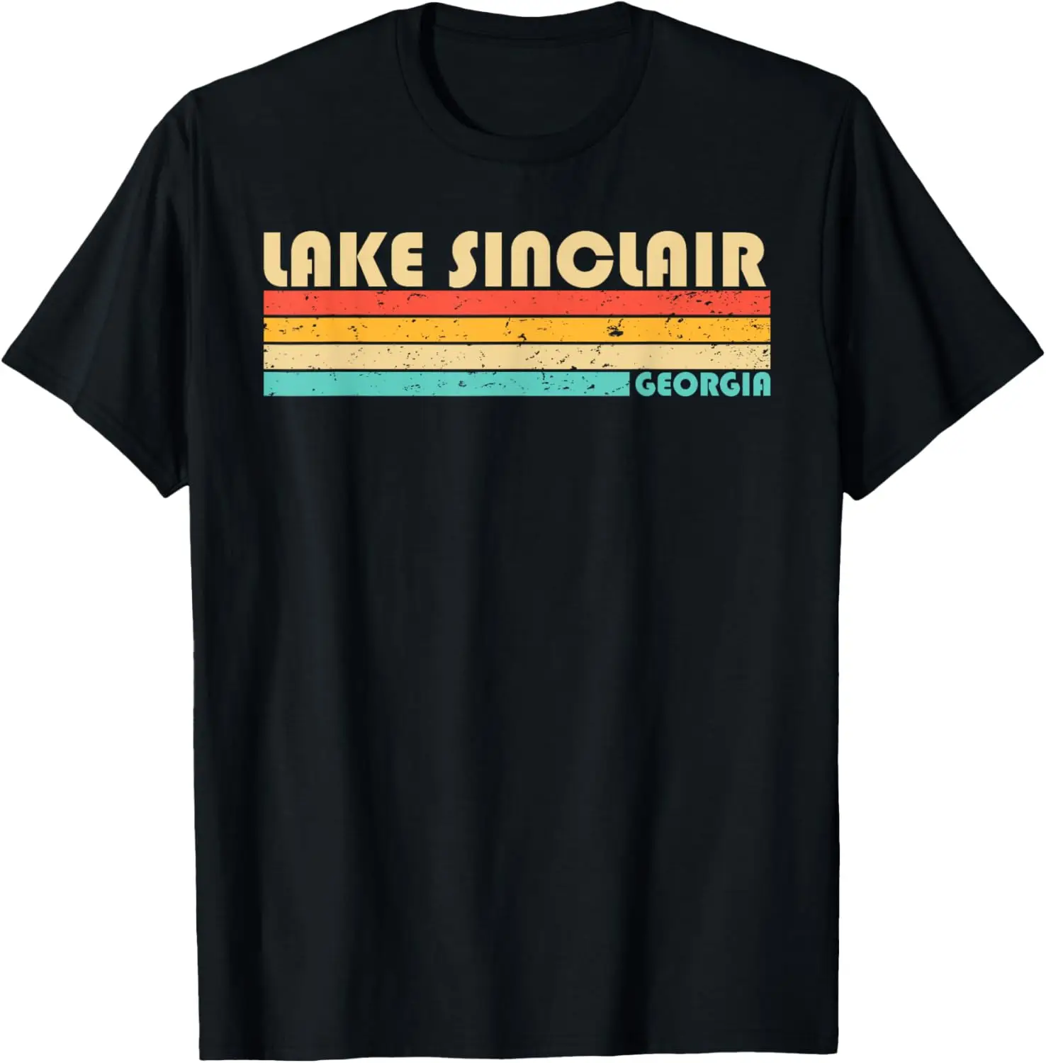 

LAKE SINCLAIR GEORGIA Funny Fishing Camping Summer T-Shirt