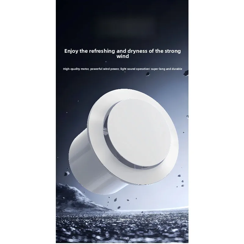 Exhaust fan Bathroom Ventilation fan Bathroom Kitchen wall Exhaust  Round exhaust  Strong mute view 3