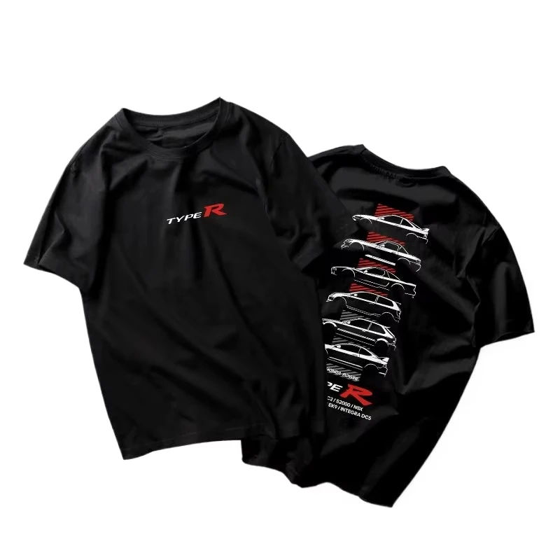 

HONDA 2026 New Hot Summer Men's Women's T-Shirt JMD Culture Faith TYPER Modified Car NSX Civic DC2 Red Head Culture S2000 Fit