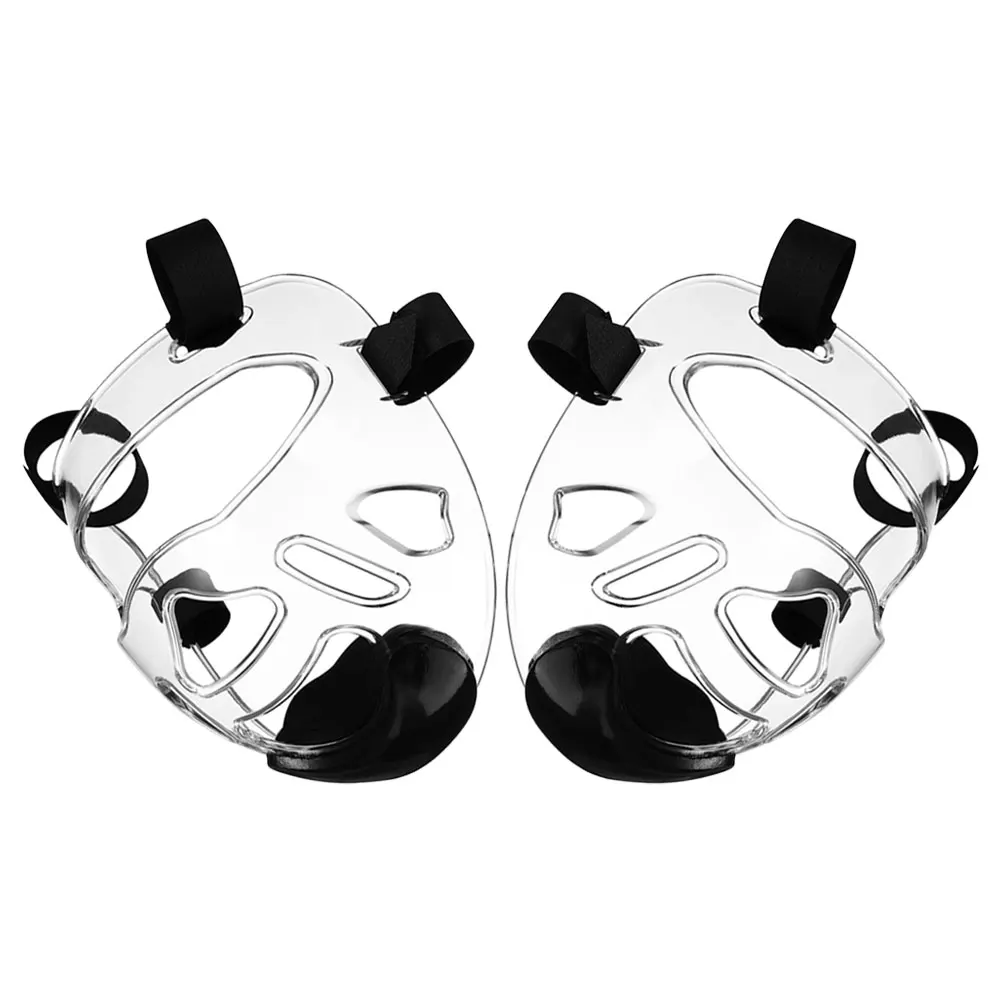 

Martial Art Headgear 2pcs Taekwondo Face Guard for Kids Boxing Sparring Gear Sports Nose Protector Kickboxing Face Mask