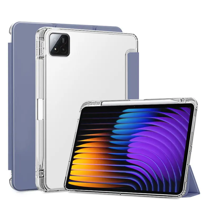 

For Xiaomi Pad 7 Case 11.2 inch Magnetic Smart Cover For Xiaomi Pad 7 Pro Mi Pad 7 2024 with Pencil Holder Tablet Cover