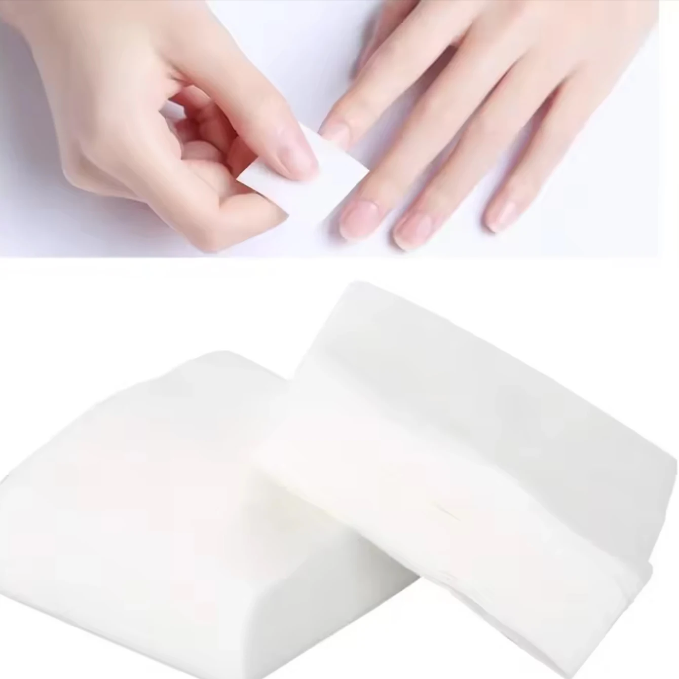 Dünne Wattepads für Nagelstudios, Make-up-Entferner-Pads, saugfähige Watte, Vlies-Wattepads, Nasskompressen-Nagelpflegeprodukte