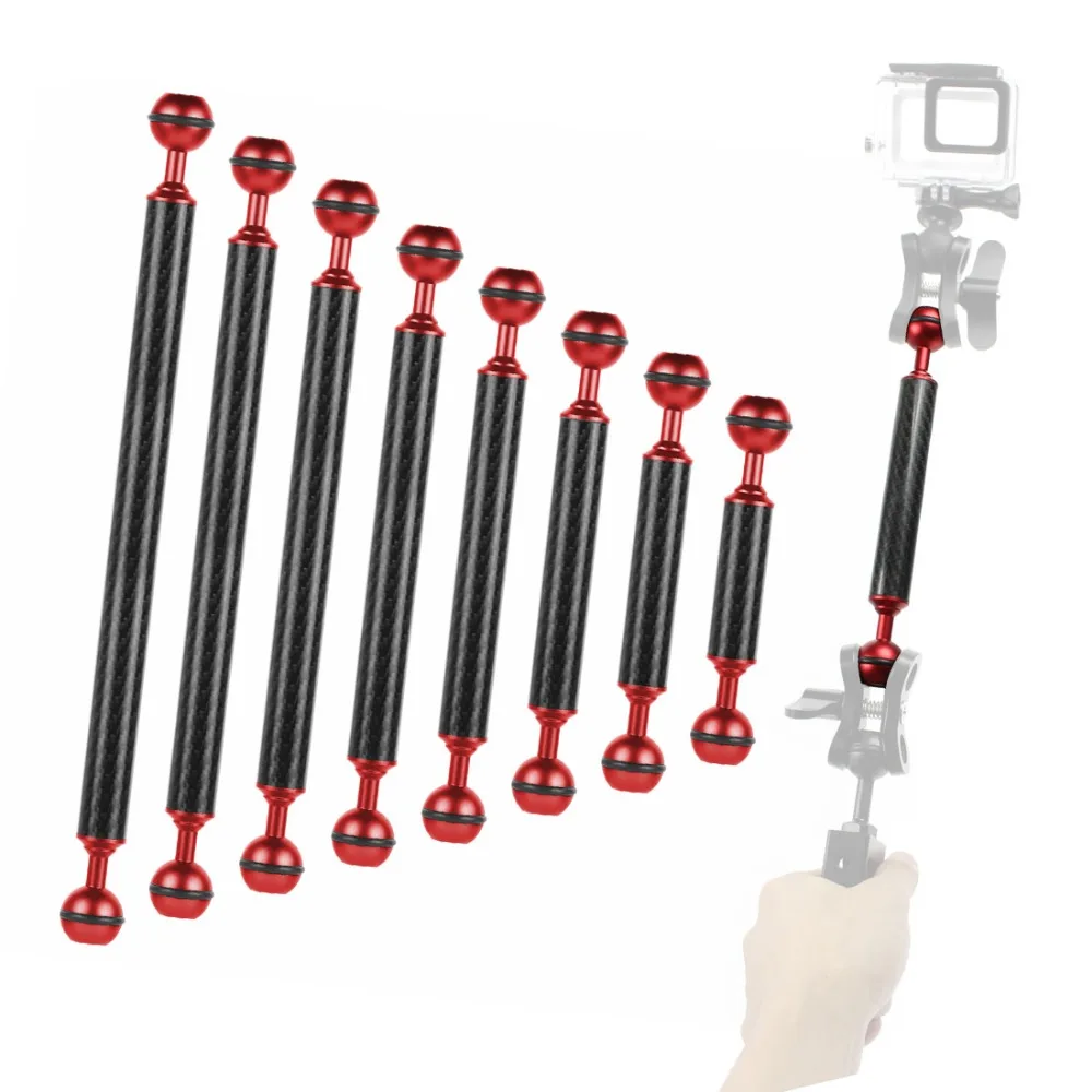 Kamera Schwimm Arm Tauchen Tablett Auftrieb Aquatische Verlängerung Arm Dual Ball Unterwasser Fotografie für Nikon DSLR Action Kamera – Detail 38