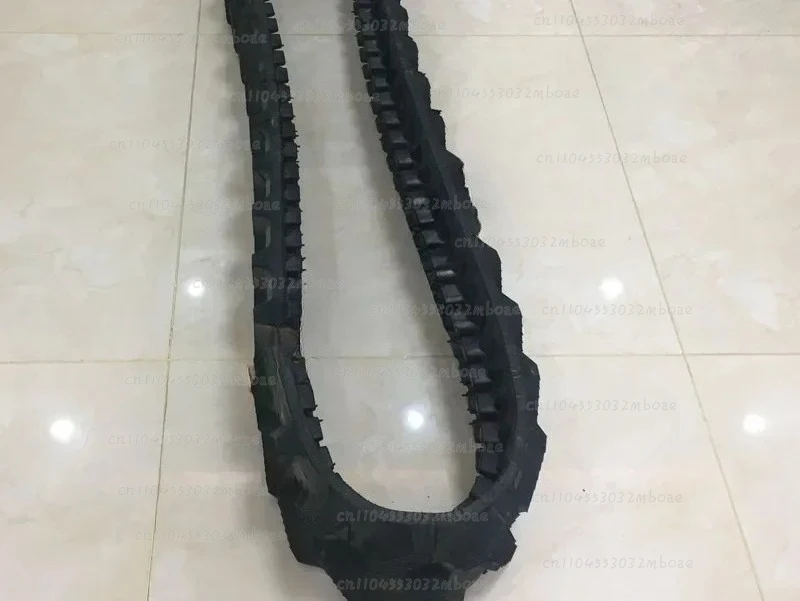 Micro Tiller Tractor Rubber Crawler Track, Rubber Chain Track Accessory for Track Transporter Micro Digging Equipment
