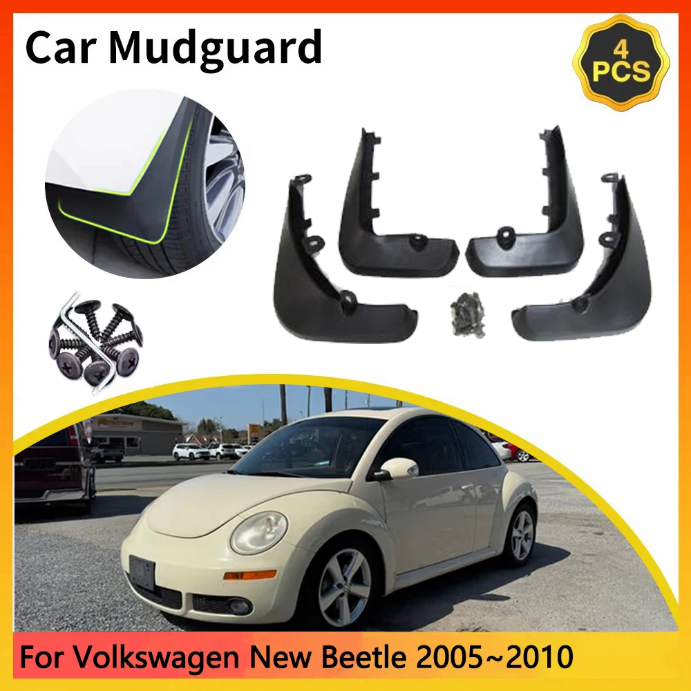 

For Volkswagen New Beetle 2005~2010 2006 2007 A4 facelif Bjalla Car Mudguards Mudflap Mudguard Splash Guards Mud Flaps Fender