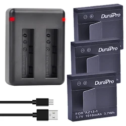 DuraPro 1010mAh AZ13-1 Bateria AZ13 1 akumulator litowo-jonowy + ładowarka do Xiaomi Yi 1 XiaoYi one Action Camera akcesoria części zamienne