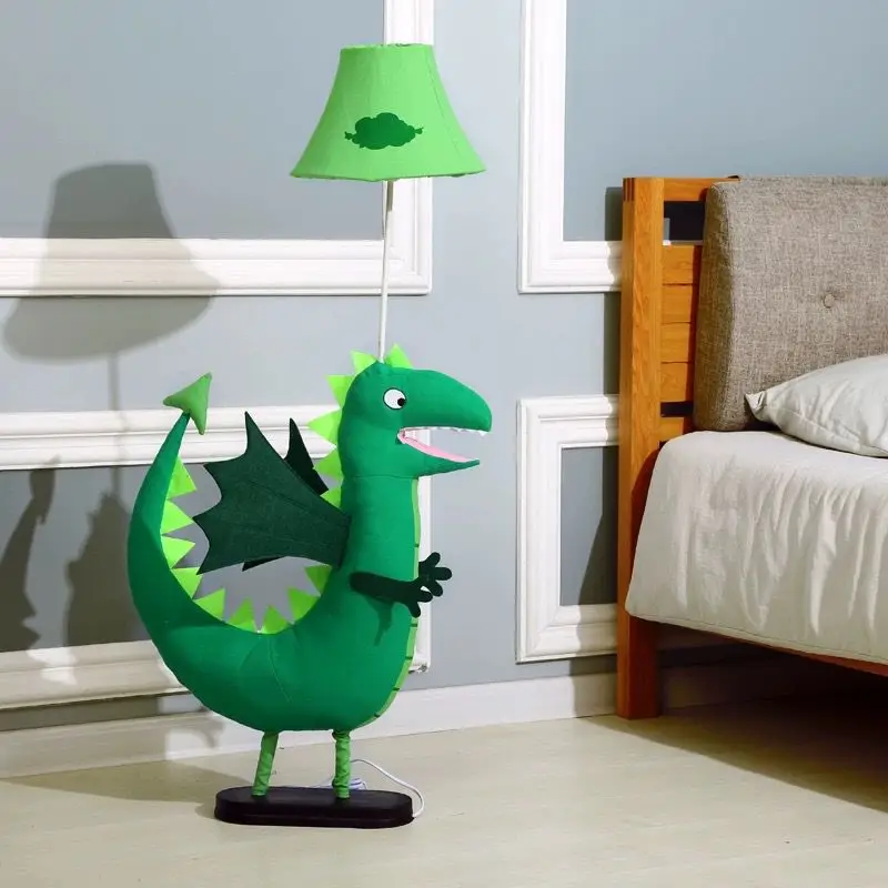 Desk lamp dinosaur  Nordic boys' dormitory led dinosaur floor lamp creative cute cartoon children's