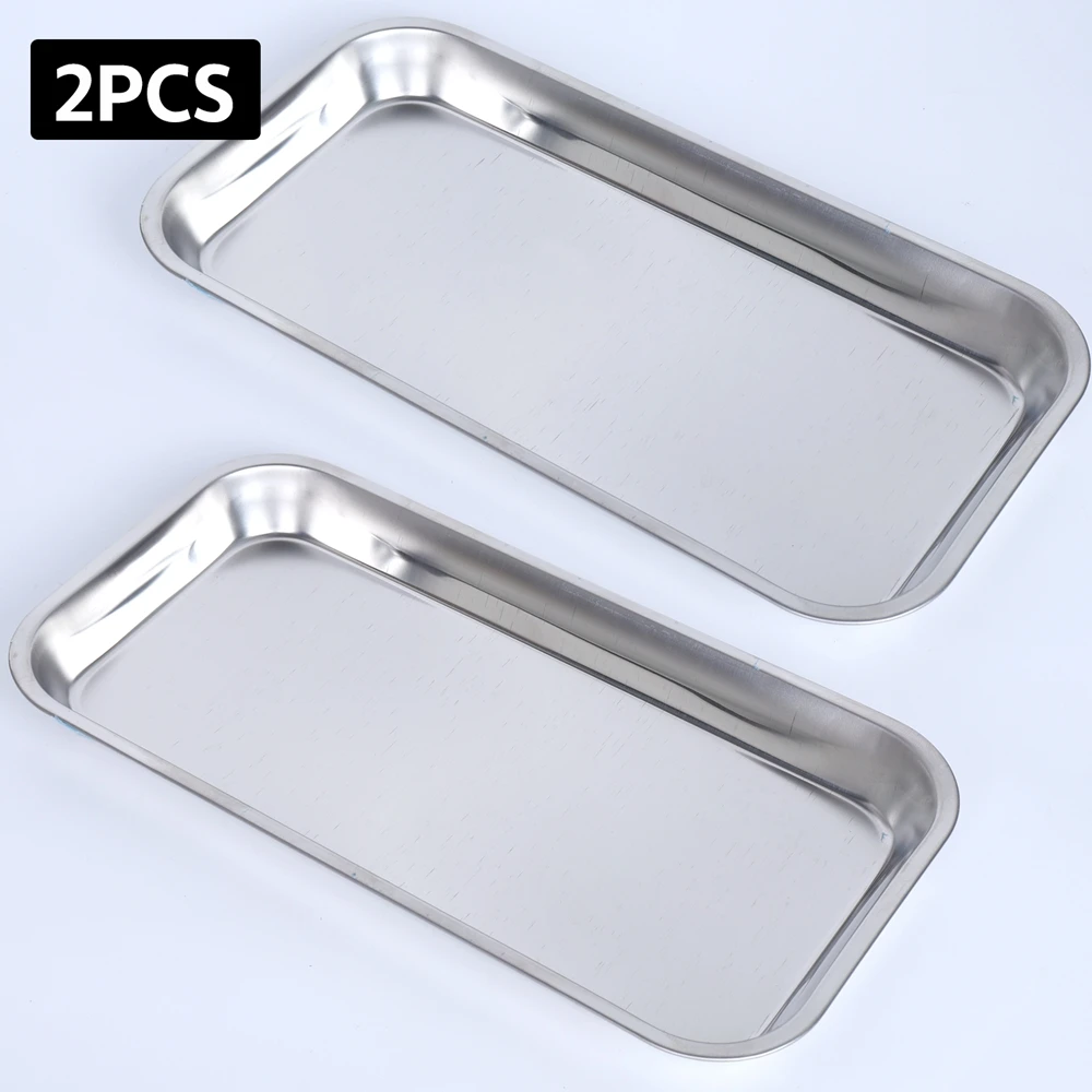 Stainless Steel Kidney Shaped Sterilized Tray Tweezers Jar Pot Container Bottle Cosmetic Tattoo tools Medical Dental Surgical